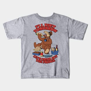 I'll Diet Tomorrow Kids T-Shirt